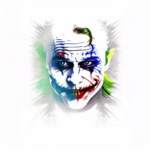 Heath Ledger Joker Marrgot Robbie