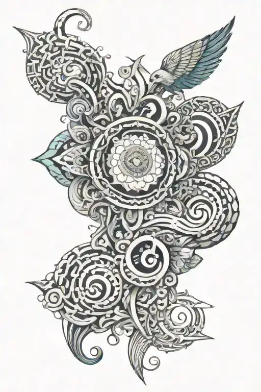 Psychedelic Pattern Intertwined