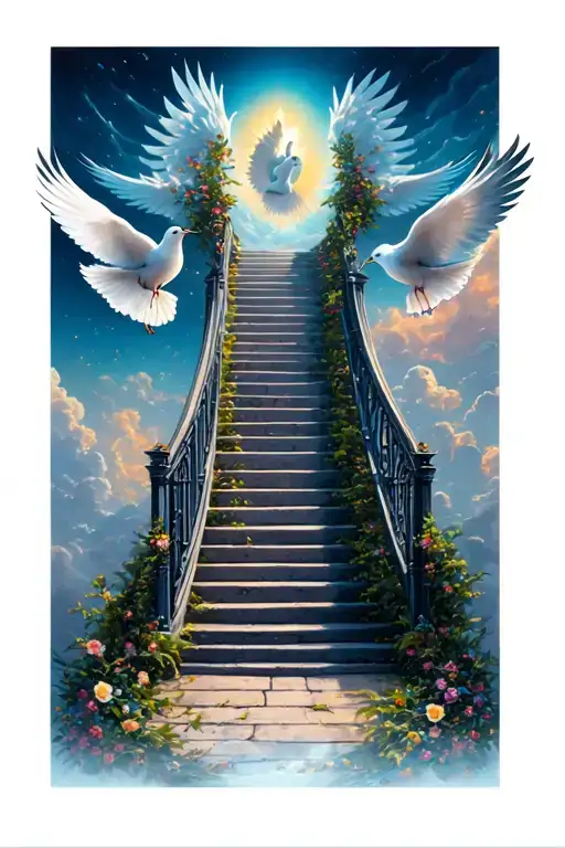 Doves And Stairway To Heaven Gates