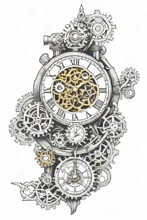 Melting Clock Gears Forming