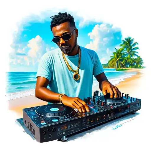 Dj On Beach