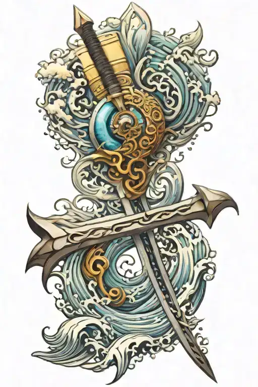 Sword Piercing Waves