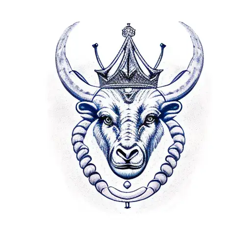 Aries With King's Crown