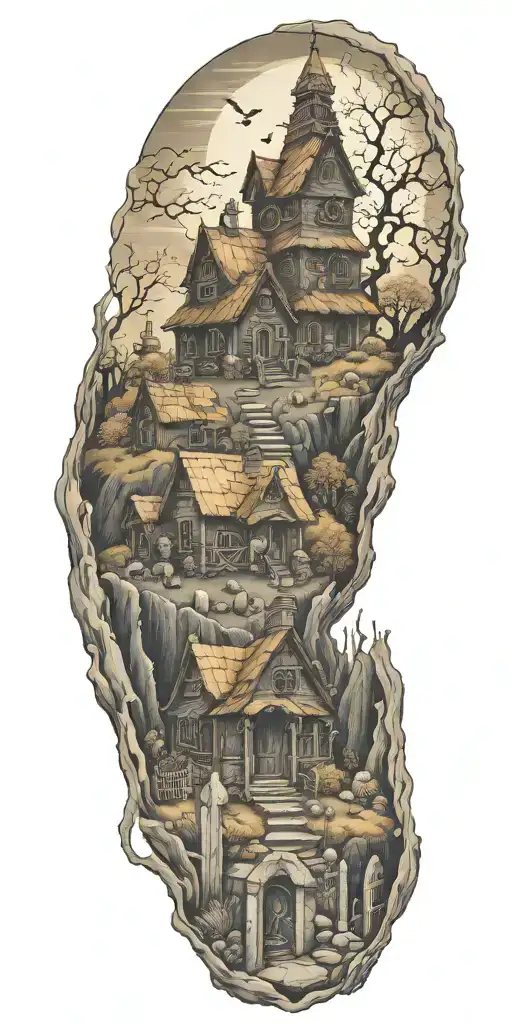 Cemetary Haunted House Viking