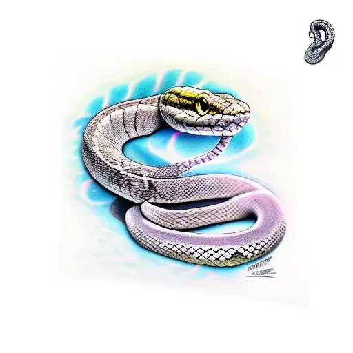 Snake Avec Le Nom Alexia