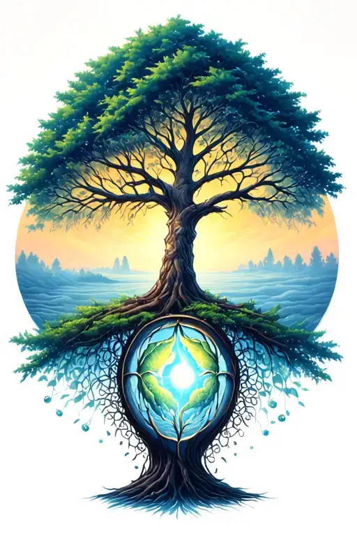 Family Tree Memorial Tree Of Life Tattoo Design