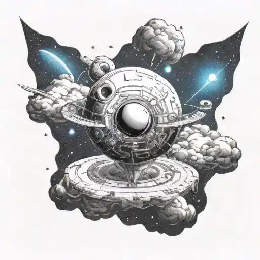 A Semicolon In Space Style