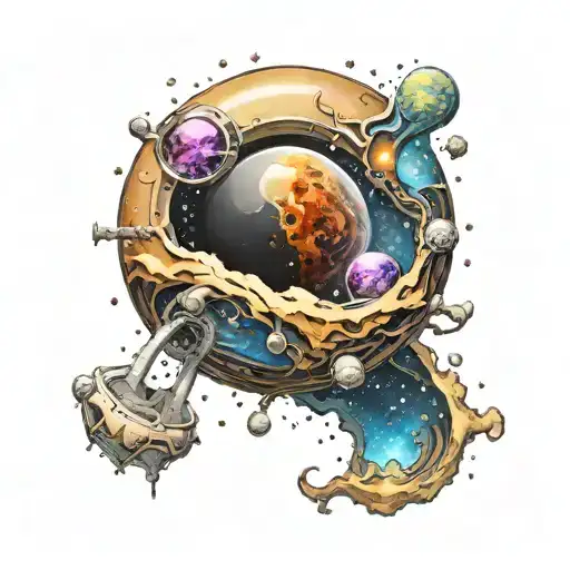 A Semicolon In Space Style