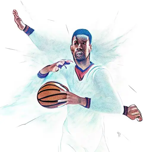 A Basketball Player In A Superhero Costume Inspired By Marvel Characters