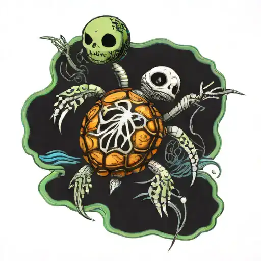 Sea Turtle Jack Skellington