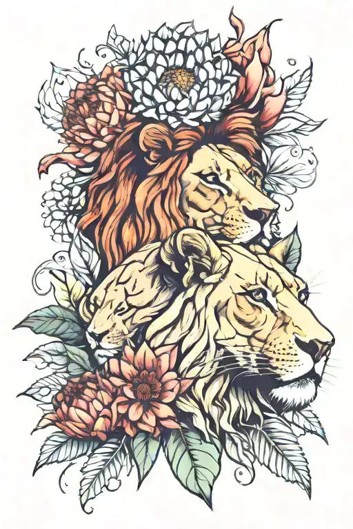 Lion And Protea Melding