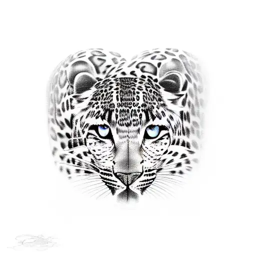 Gothic Heart Leopard