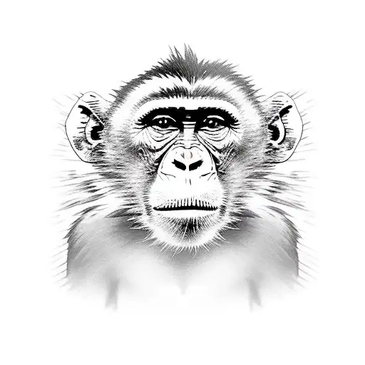 Monkey Holding Banjo