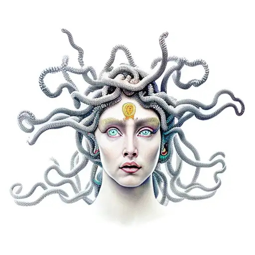 Medusa And The Goddess Themis