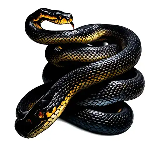 Latino Style Mesh Snake With Text Protection My Neck