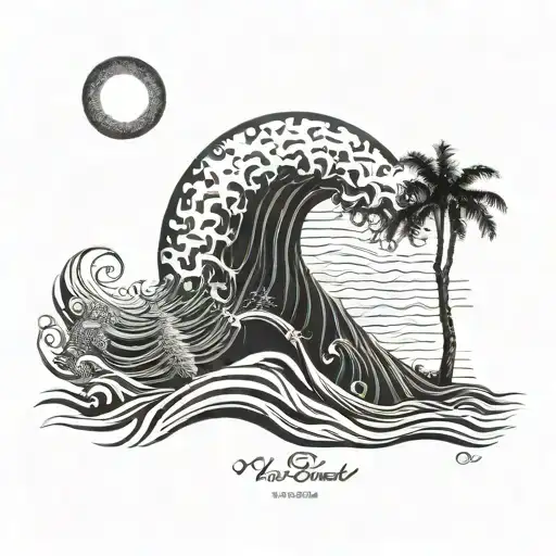 Wave Sun Xanthorrhoea