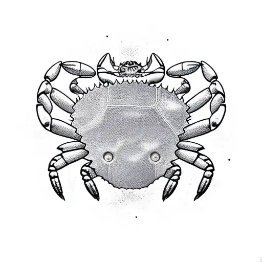 Crab And Leo On Moon