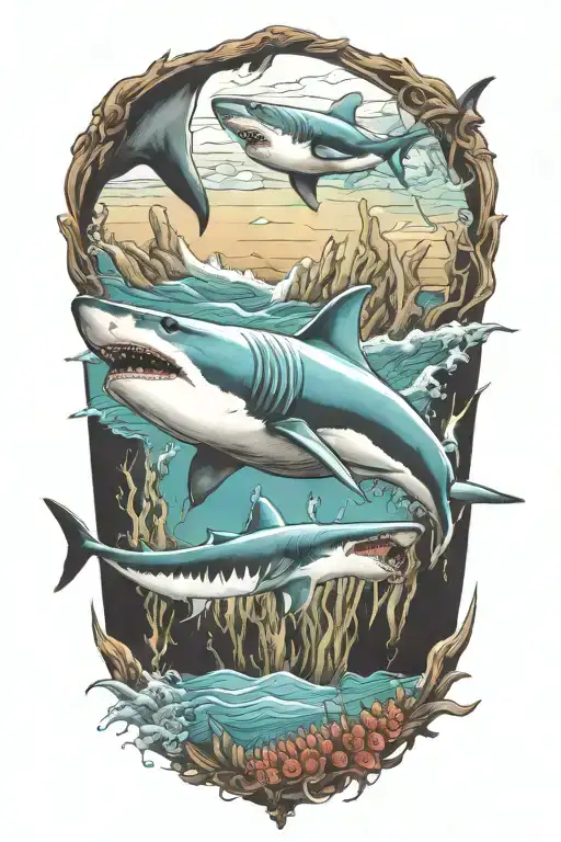 Shark With Open Mouth