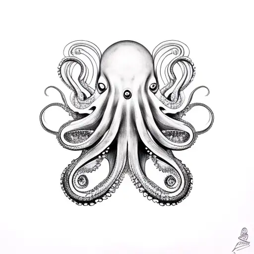 Weird Hippy Octopus No Color