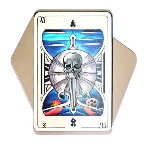 Death Tarot Card Based On Ride Wait Deck