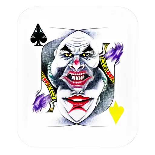 The Joker On A Playing Card Full Sleeve