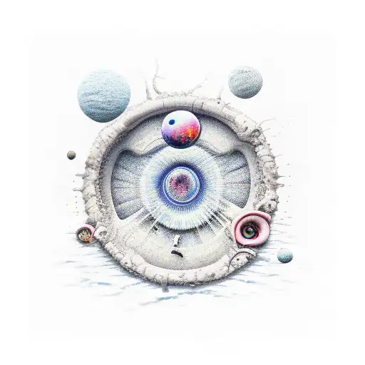 Selestial Being Surrounded By Music