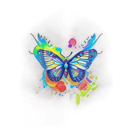 Ellie's Tattoo From Last Of Us Part 2 With A Butterfly Instead Of A Moth