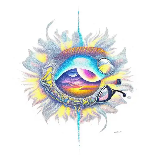 Sunset Beach Shadow Dancing