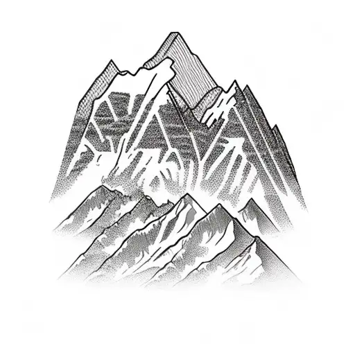 Mountains In Back With Repsect Love Unity In Greek