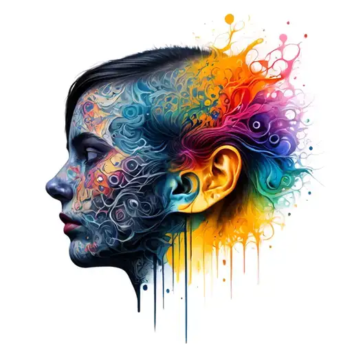 Abstract Split Personality Disorder