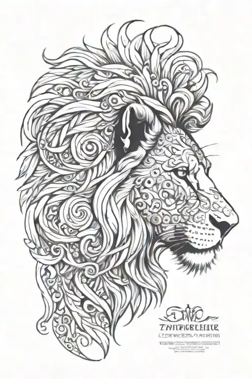 Psychedelic Lion