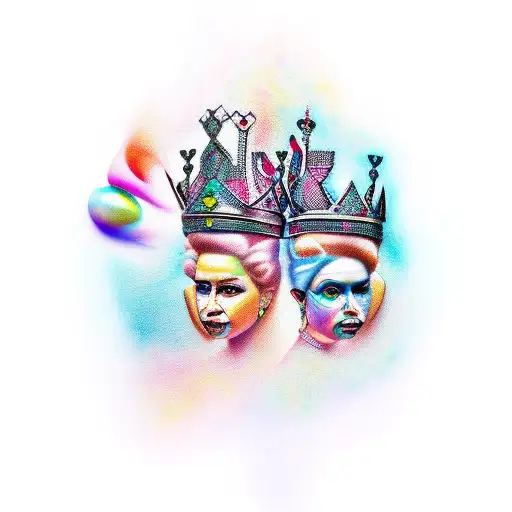 Twin Daughters Queens