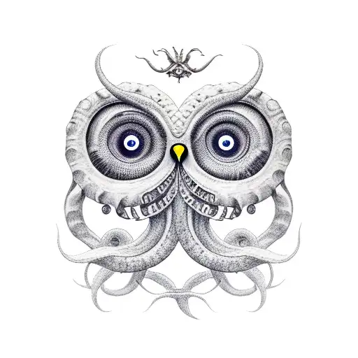 Kraken And Owl