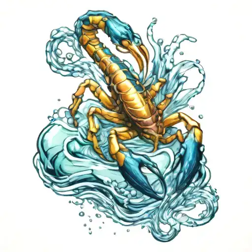 Scorpion And Water