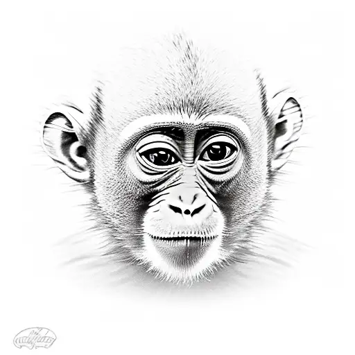 Small Monkey With Tournesol