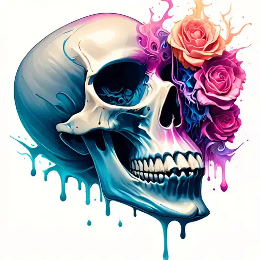 Melting Love Skull