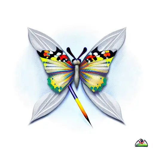 Butterfly With An Arrow