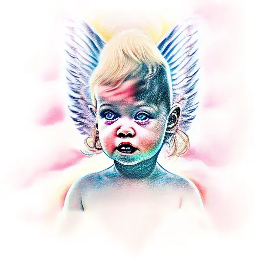 Women With Angel Baby