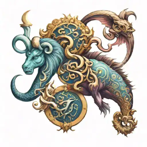 Aquarius And Capricorn Zodiac Signs Merged