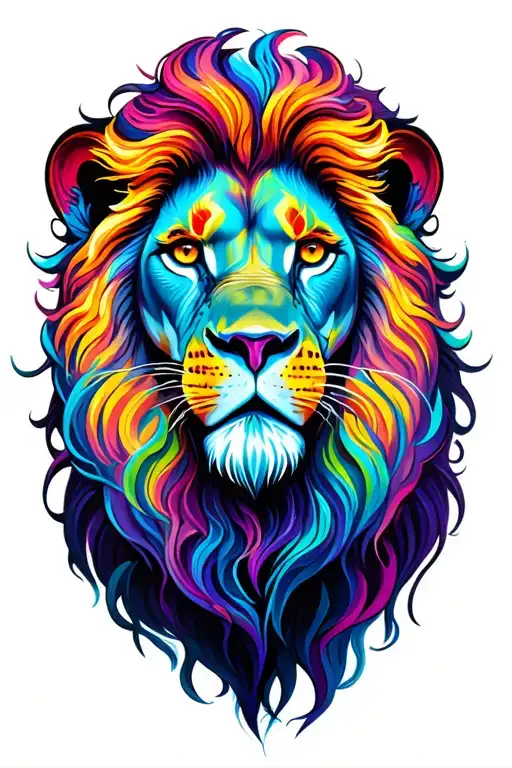 Scanor The Lion Of Pride Colorful