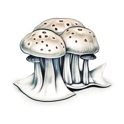 Mushroom And Book