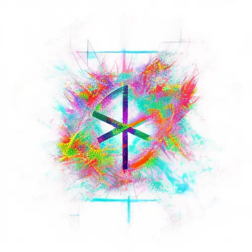 Abstract Anarchy Sign