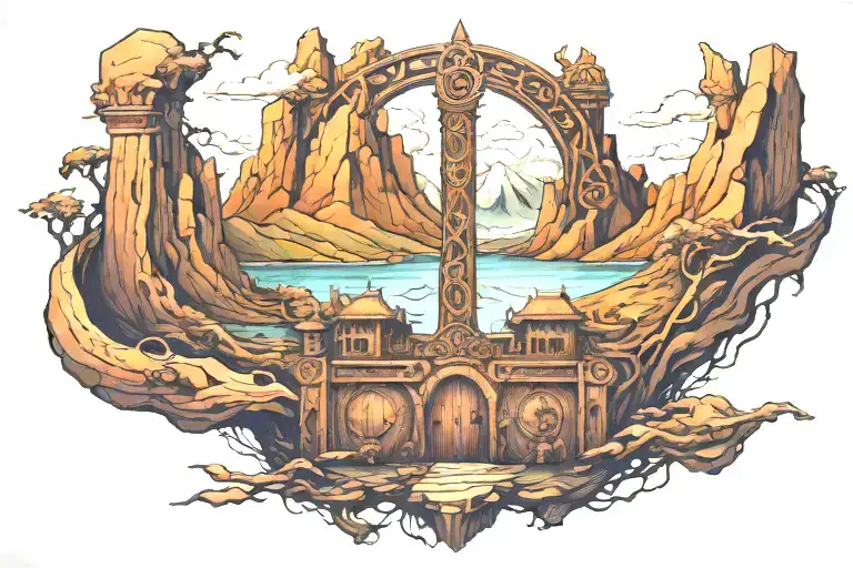 Viking Gates Mountain