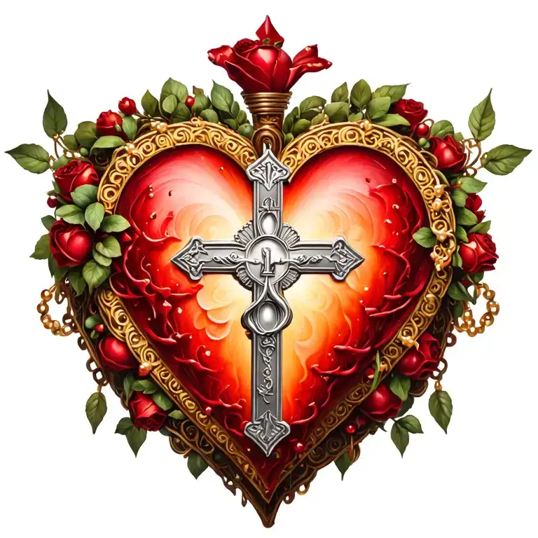 Rosary Heart Realism