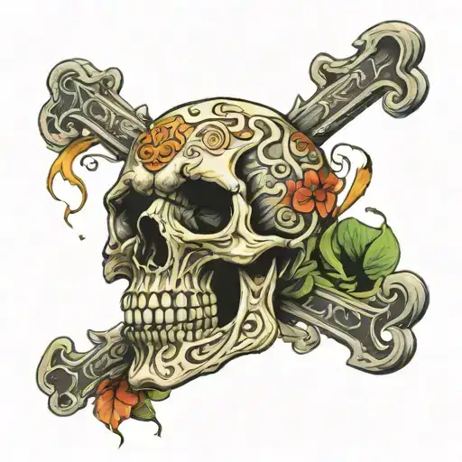 Skull And Teamsesh Text