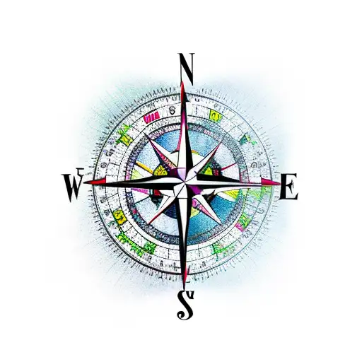 Compass With Rose's