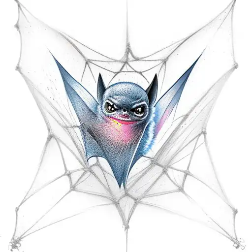 Bat In Web