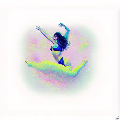 Girl Falling Off In Depression