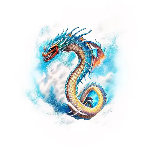 Wind Dragon Tattoo