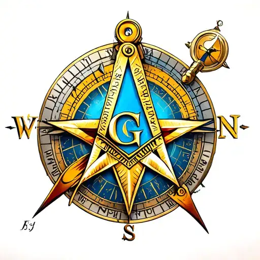 Freemasonry Esquedro And Compass